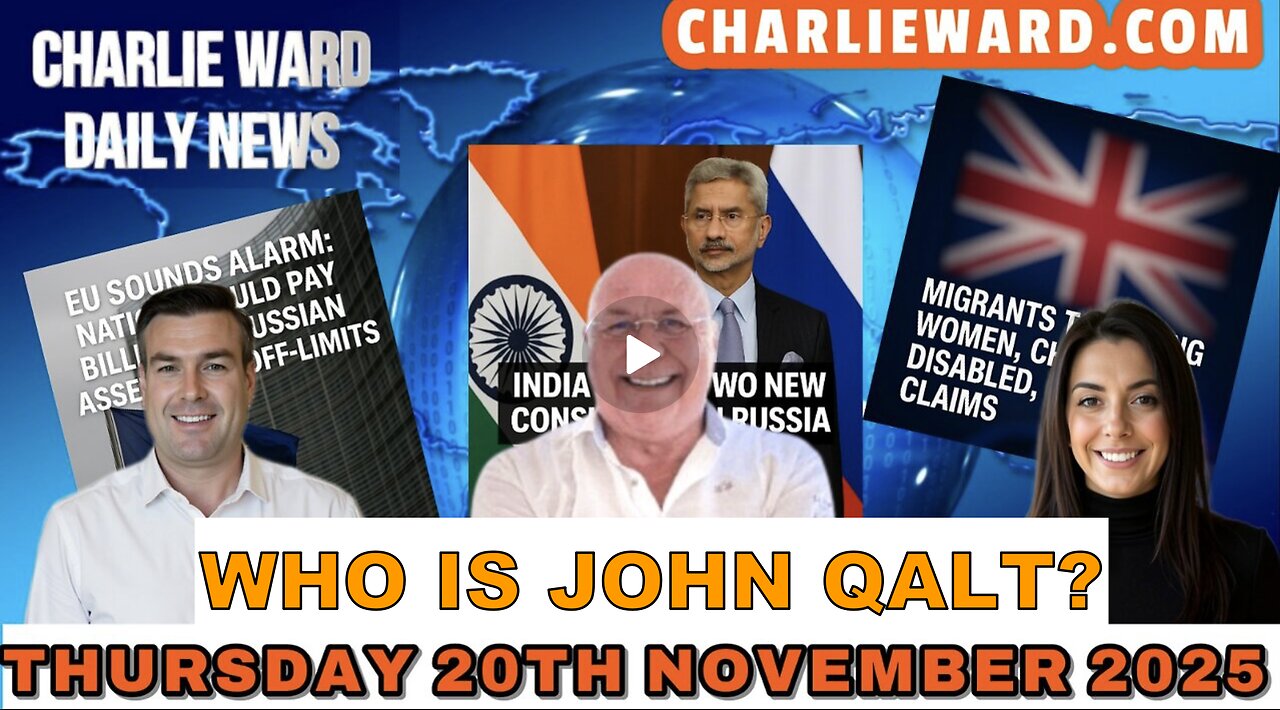 CHARLIE WARD DAILY NEWS WITH CHARLIE WARD, PAUL BROOKER & DREW DEMI THURSDAY 20TH NOVEMBER 2025