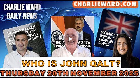 CHARLIE WARD DAILY NEWS WITH CHARLIE WARD, PAUL BROOKER & DREW DEMI THURSDAY 20TH NOVEMBER 2025