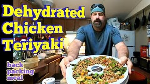 Dehydrated Teriyaki Chicken Stir Fry - backpacking meal