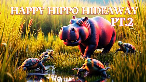 A Toddler Song About a Hippopotamus and Nature - Happy Hippo Hideaway Pt.2!