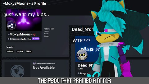 Moxymoons frames a Minor to cover her tracks. (External's VRChat Courtroom EP13)