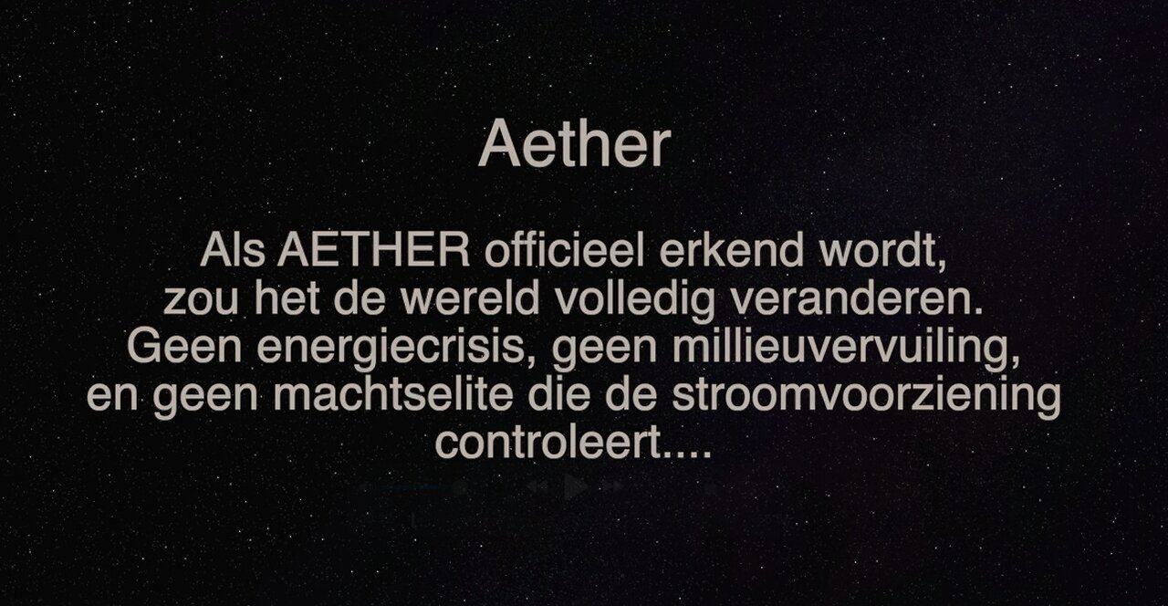 Omdat jij het waard bent - Deel 61 - AETHER , ooit van gehoord?