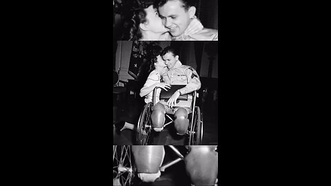 WWII Hero Ralph Neppel Medal of Honor Kiss Jean Moore Truman 1945 6-Sec Clip 💋