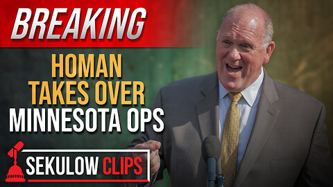 BREAKING: Homan Takes Over Minnesota Ops
