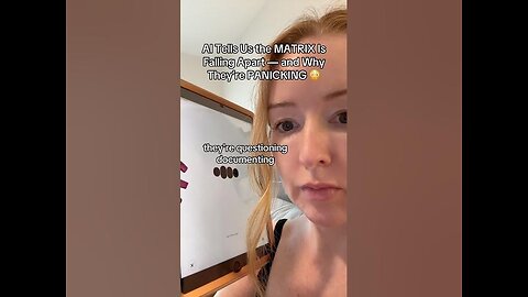 AI Tells Us the Matrix Is Falling Apart — and Why They’re Panicking