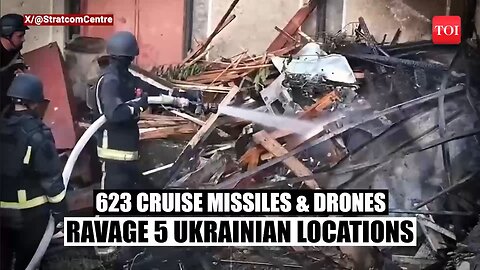 Putin Won’t Spare Zelensky: 623 Russian Cruise Missiles & Shahed Drones ‘FLATTEN’ West Ukraine
