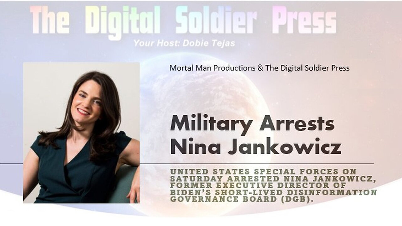 #TRUTH - Military Arrests Nina Jankowicz