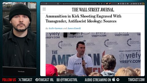 🚨CONFIRMED: Charlie Kirk Killer Was Trans Antifa Leftist | Tim Pool