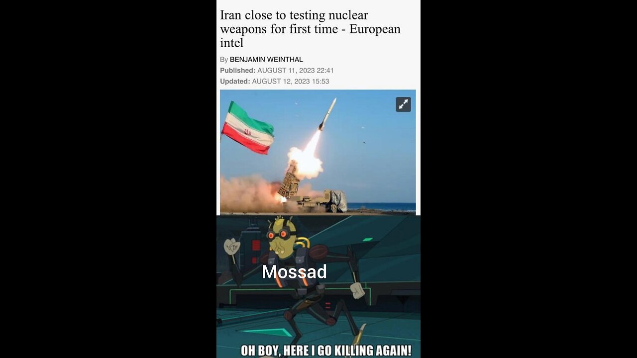 I ran-Israel WAR - Why Are They BOMING The Poor Innocent Terrorist Regime?????