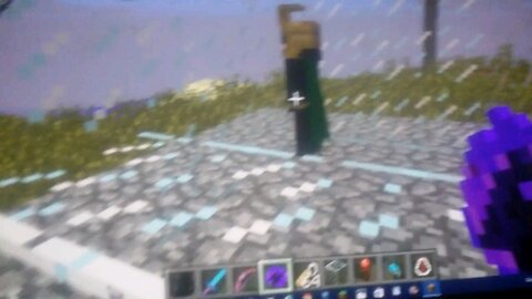 Loki is being funny in Minecraft