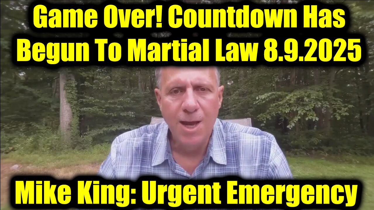Urgent Emergency Aug 9: Game Over - Countdown Has Begun To Martial Law