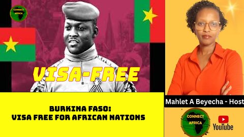 BURKINA FASO SCRAPS VISA FEES FOR AFRICAN NATIONS