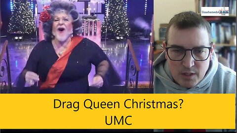 Drag Queen Christmas? Allendale United Methodist Cult #methodistchurch #christmas #christmas2025