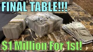 I Make FINAL TABLE Of $50k!!! $1 MILLION For First! My BIGGEST SCORE Ever!! Poker Vlog Ep 295