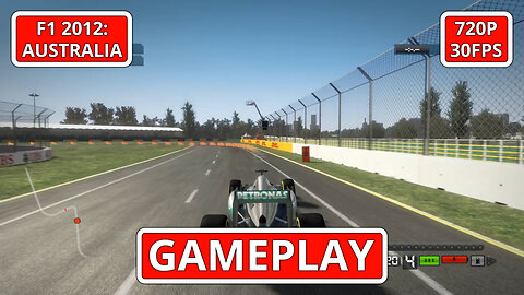 F1 2012: Australia: Gameplay - (PC HD) [720p30FPS]
