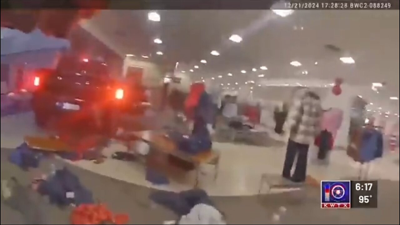 Driver Plows Into Texas Mall, Police Take Him Out