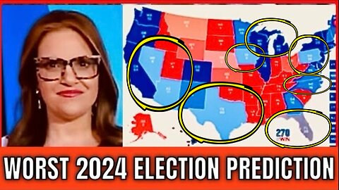 This Awful Electoral Map was the WORST 2024 Election Night Prediction last year! 😂