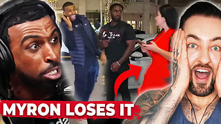 Myron Gaines MELTS DOWN Over Drunk Girl Walking in Front of Camera