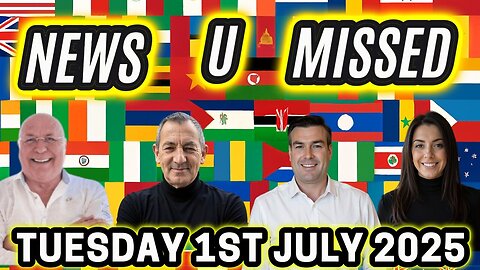 CHARLIE WARD DAILY NEWS WITH CHARLIE WARD, PAUL BROOKER & WARREN THORNTON MONDAY 1ST JULY JUNE 2025