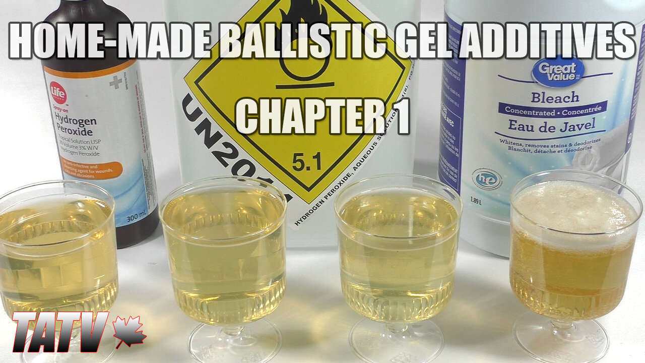 Home-Made Ballistic Gel Additives - Chapter 1