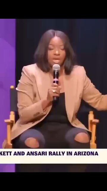 Rep. Jasmine Crockett says, "Donald Trump is a piece of shit."