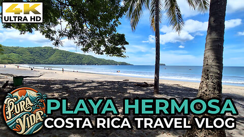 My Favorite Vacation Beach In Costa Rica 🤙 Playa Hermosa Walking Tour #travel #costarica