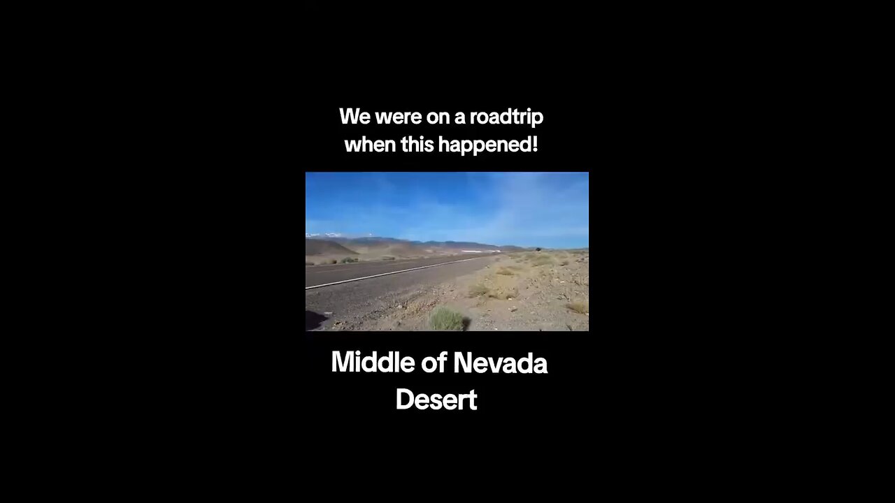 Lady still has no idea what she saw way out in the Nevada Desert.