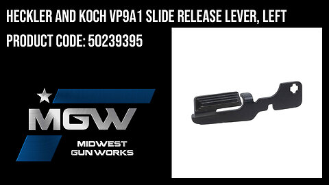 Heckler and Koch VP9A1 Slide Release Lever, Left - 50239395