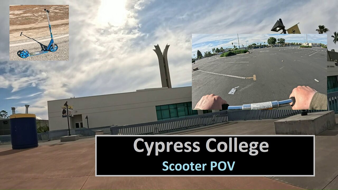 Cypress College Saturday POV Scooter Vlog