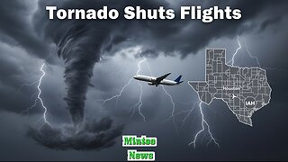 Likely tornado rips through Houston area as holiday week flights are delayed or cancelled