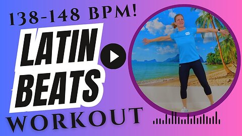 FAST PACED Latin Dance Workout Walk at Home in 20 Minutes to a Fitter You!
