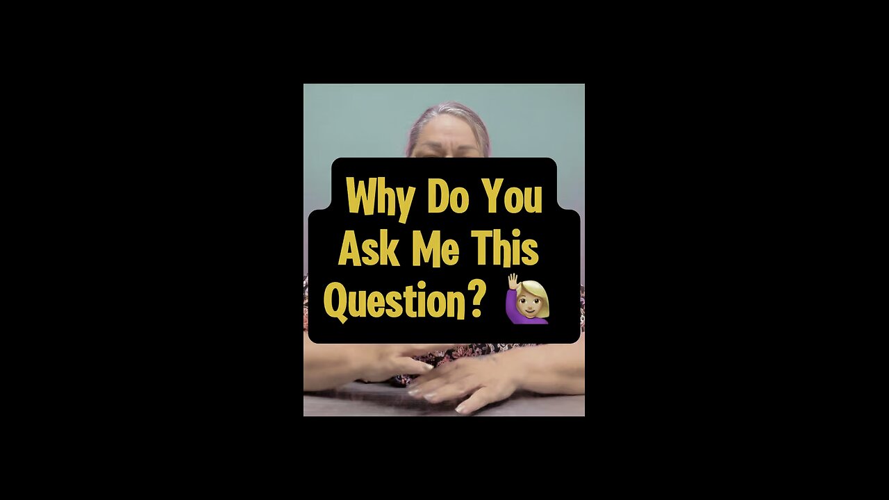 Why Do You Ask Me This Question? 🙋🏼‍♀️ #signlanguage #talk #reaction #asl #knowledge