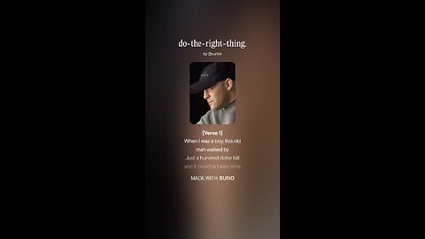 Do the right thing