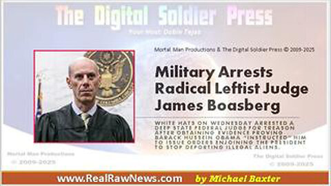 MILITARY ARRESTS RADICAL LEFTIST JUDGE JAMES BOASBERG