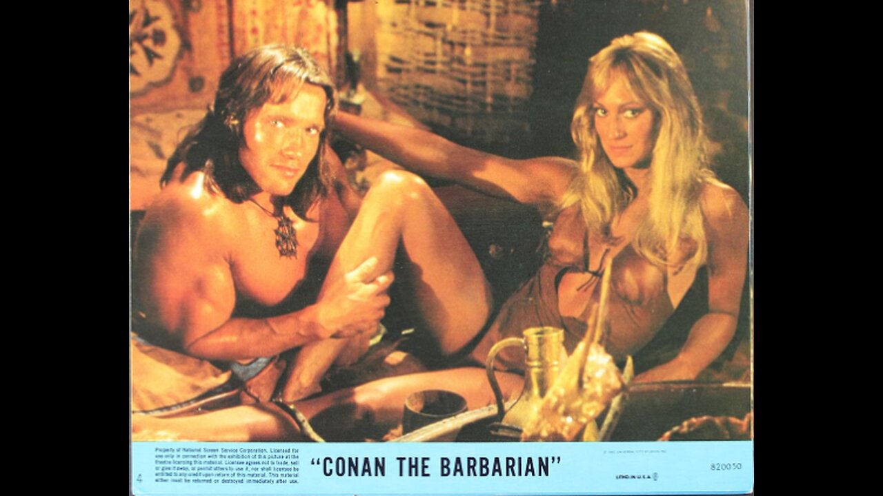1982 CONAN THE BARBARIAN Dino De Laurentiis presents Arnold Schwarzenegger