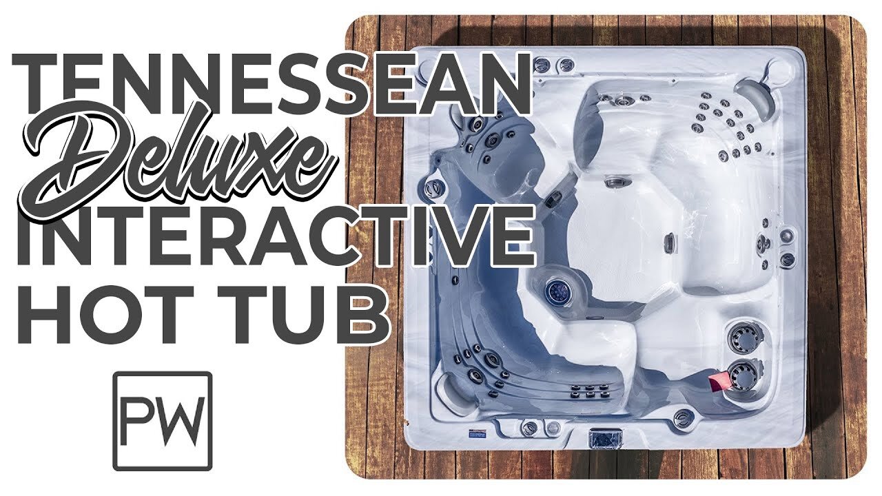 Introducing The Tennessean Deluxe, 7 Person Interactive Hot Tub | Pool Warehouse