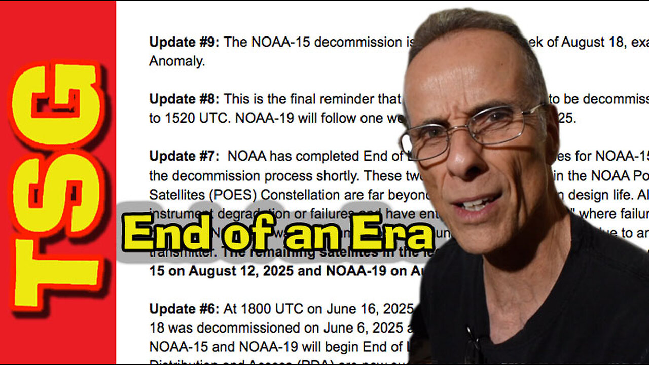 The last NOAA Satellite images. Ever.