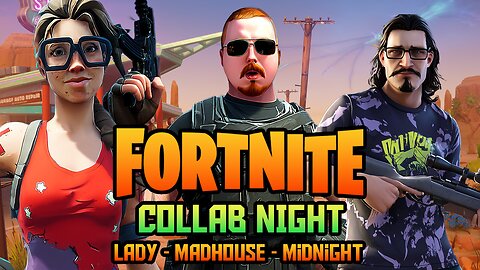 Gaming w/ PER·SE·VER·ANCE | Fortnite Collab! | Madhouse Retro - Lady - Midnight Mayham!