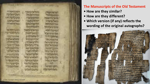 480 Old Testament Manuscripts