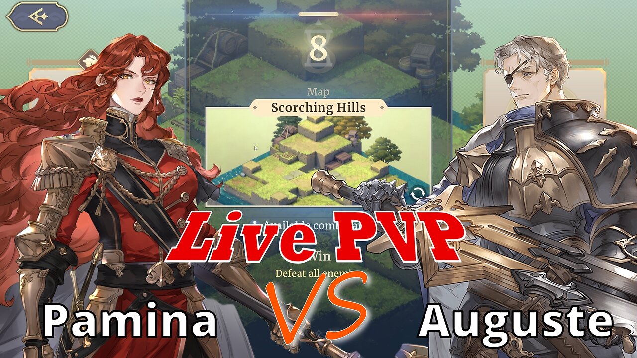 Pamina Vs Auguste | Sword of Convallaria