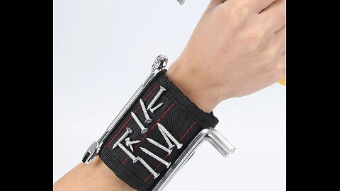 Keep Your Small Tools and Bits Handy with Magnetic Wristband