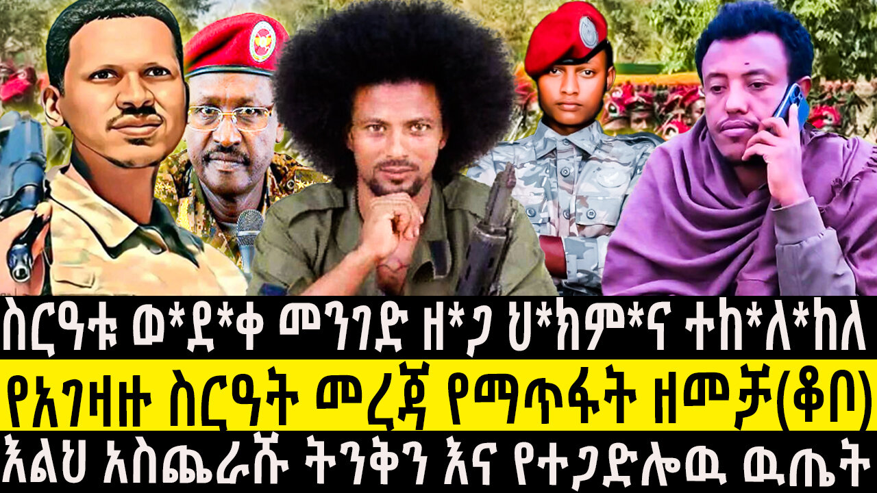 ስርዓቱ ወ*ደ*ቀ መንገድ ዘ*ጋ ህ*ክም*ና ተከ*ለ*ከለ/የአገዛዙ ስርዓት መረጃ የማጥፋት ዘመቻ(ቆቦ)እልህ አስጨራሹ ትንቅን እና የተጋድሎዉ ዉጤት
