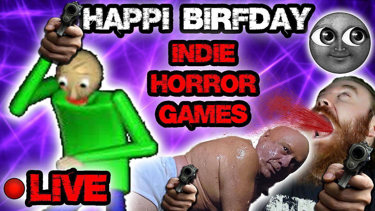 OH NO HE'S UGLY AND BALD AND HE HAS A GUN! BALD PEOPLE SHOULDN'T EXIST! | LIVE INDIE HORROR NIGHT