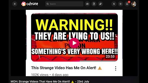 MOH: Strange Videos That Have Me On Alert!! ⚠️ - 23rd July