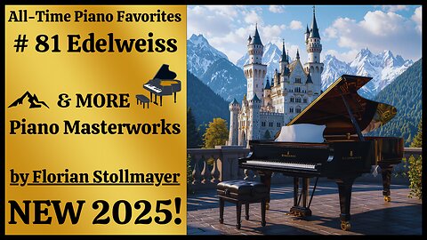 All-Time Piano Favorites # 81 Edelweiss & MORE Piano Masterworks by Florian Stollmayer NEW 2025!