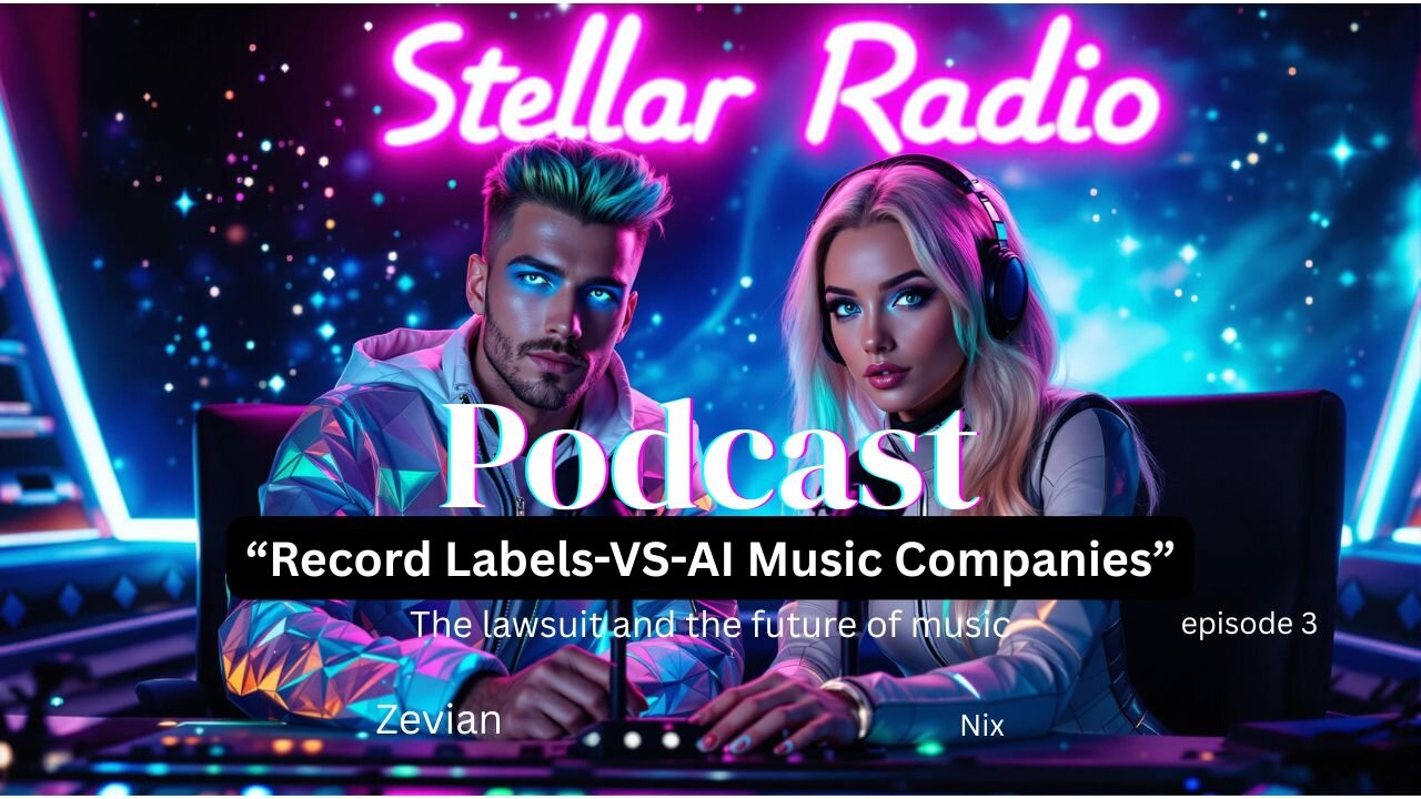 Stellar Radio Podcast: Record Labels-vs-AI Music Companies ep.3