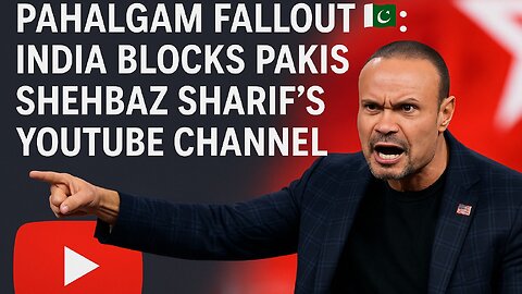 Pahalgam Fallout 🇮🇳⚡🇵🇰: India Blocks Pakistan PM Shehbaz Sharif’s YouTube Channel 📺❌