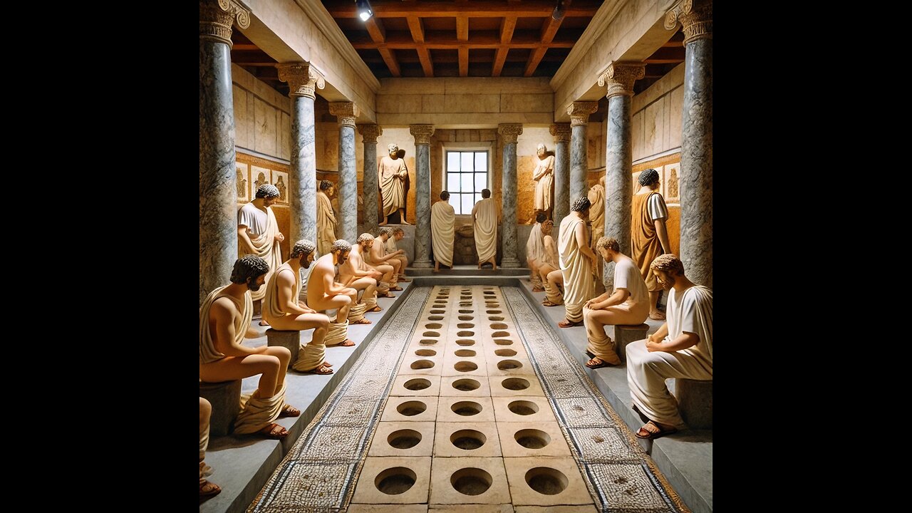 How did Ancient Romans go to the bathroom? #shorts #history