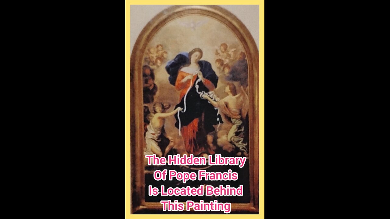 The Hidden Library Of Pope Francis Is Located Behind This Painting