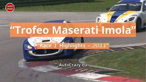 Maserati GranTurismo MC Trofeo | Race 1 Highlights from Imola (May 2011)